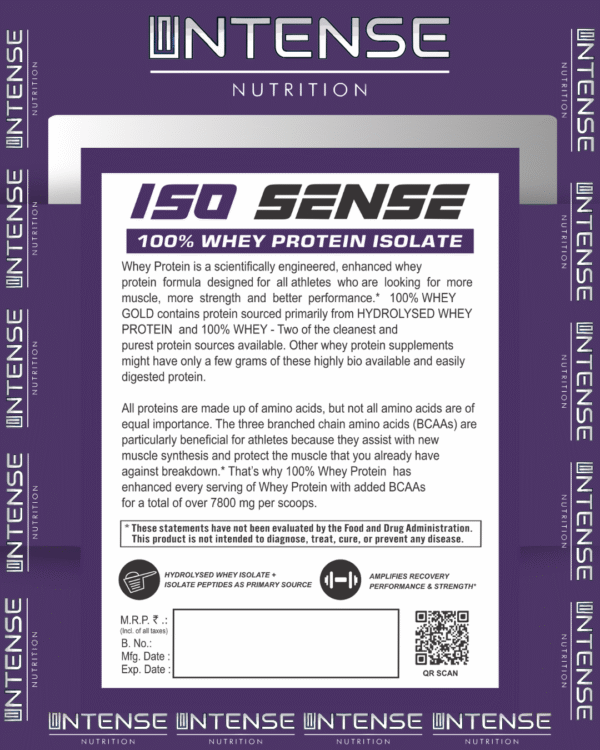 ISO-SENSE 100% ISOLATE PROTEIN - Image 4